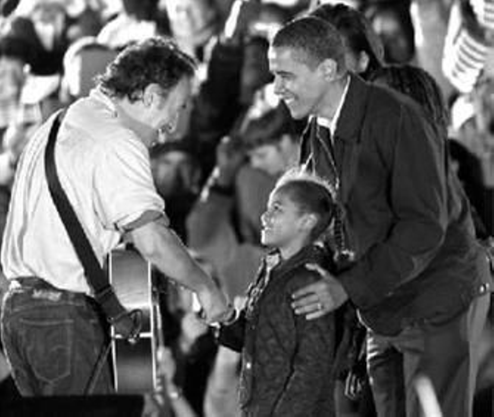 Bruce Springsteen apoyó a Obama durante la campaña electoral.