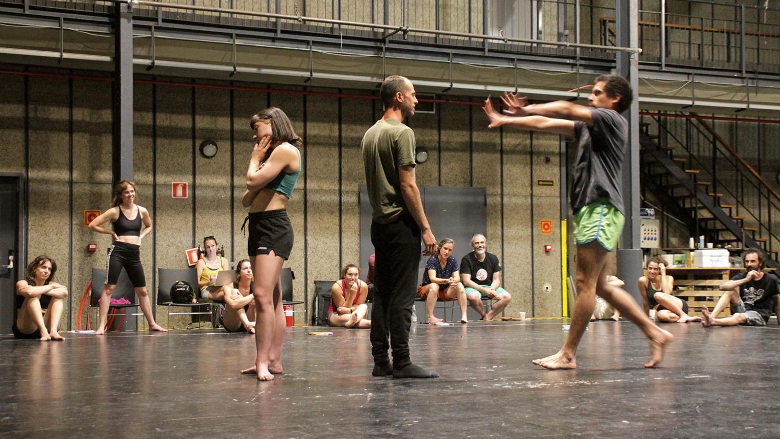 Imagen de archivo de las naves de Calatrava acogiendo un ensayo.