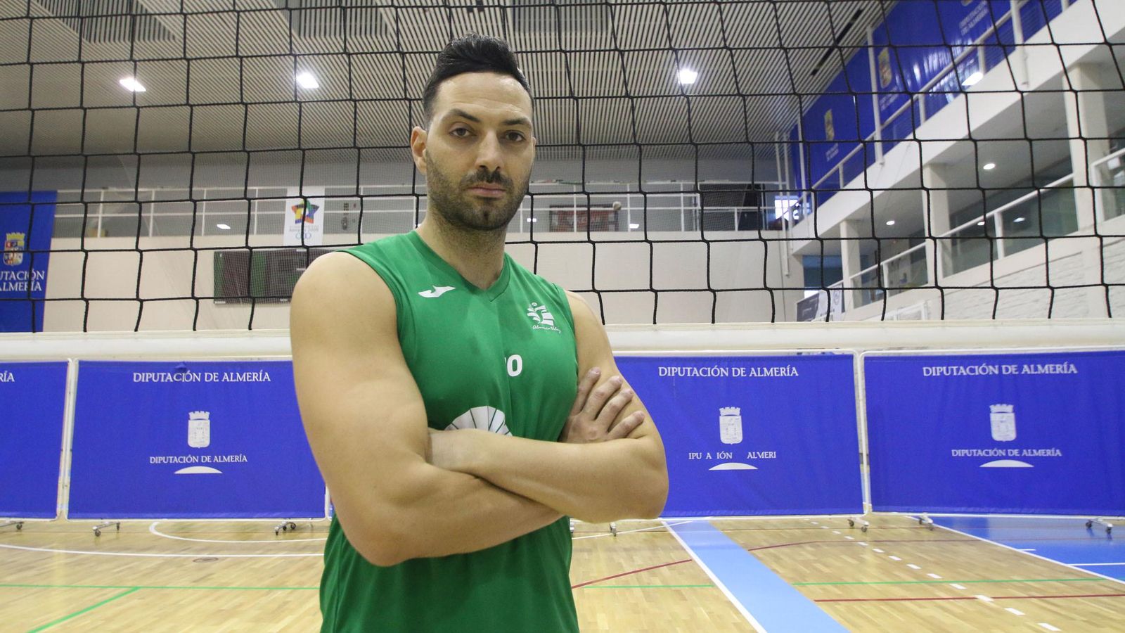 Viciana, sobre la pista del Moisés Ruiz.