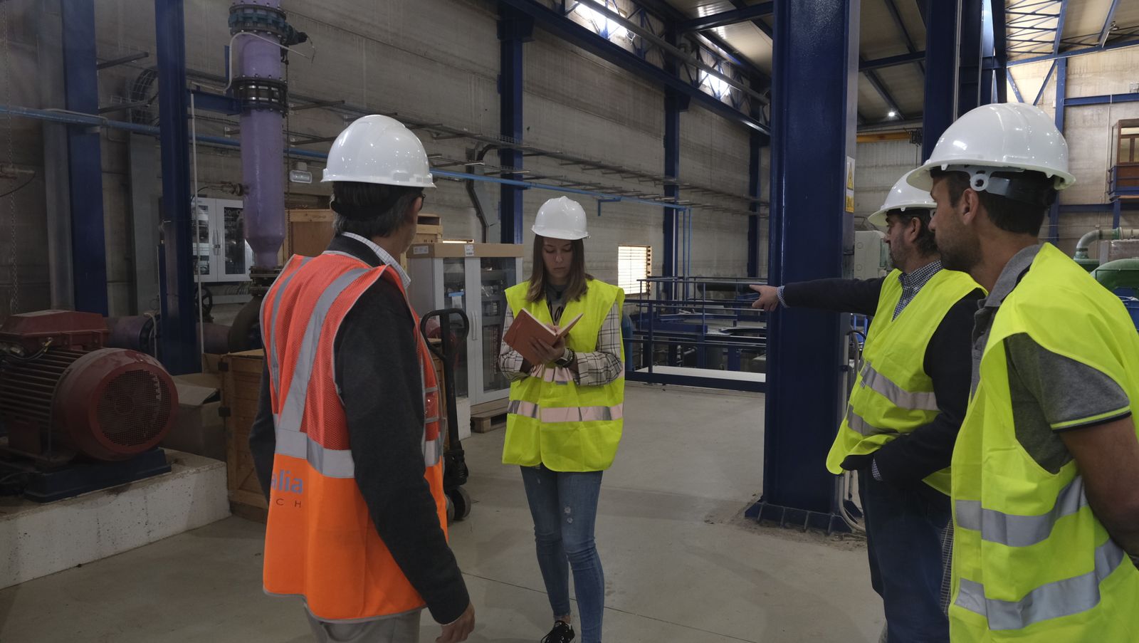Visita a la desaladora Mar de Alborán.