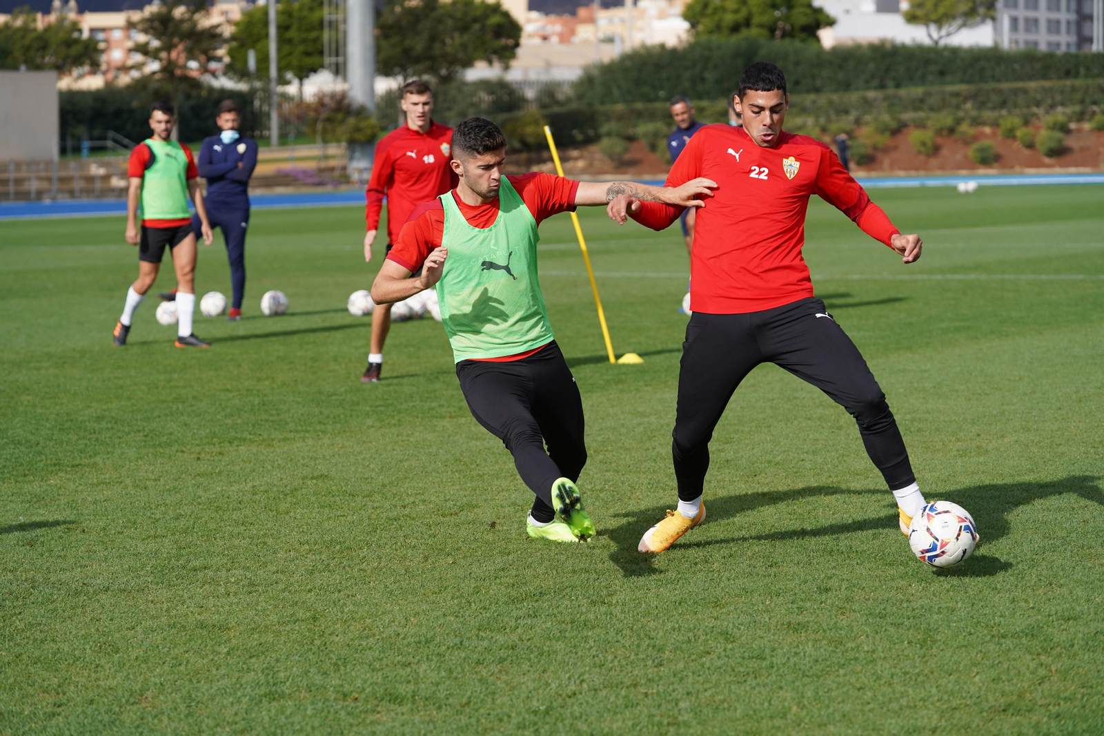 Fotogalería del entrenamiento del Almería, viernes 27