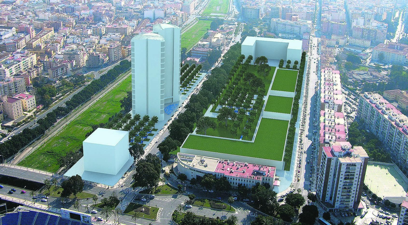 Infografía de cómo quedará esa zona de Martiricos.