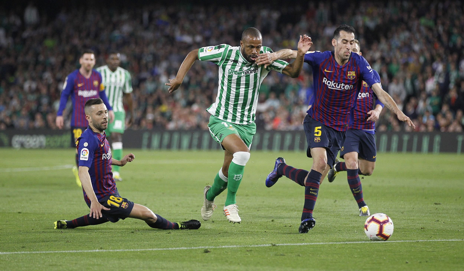 El Betis-Barcelona, en imágenes