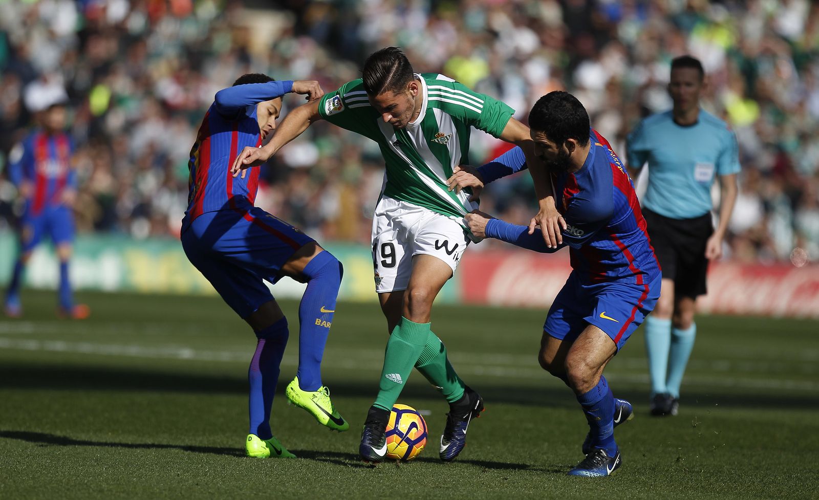 El Betis-Barcelona, en imágenes