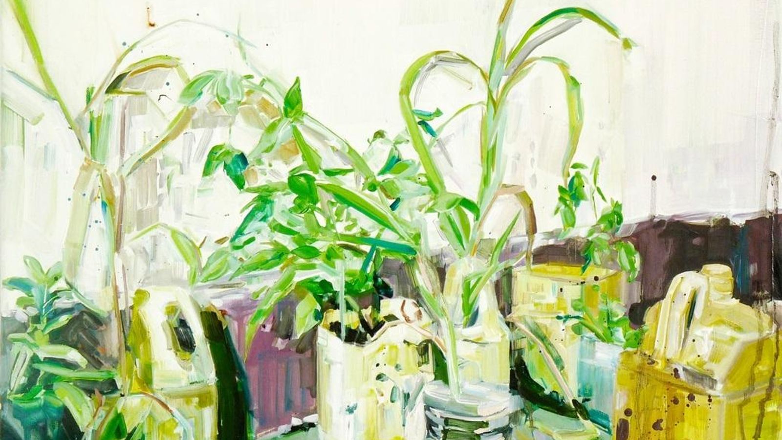 'El jardín' de Silvia Cosío ilustra la cubierta de 'Parques y jardines'.