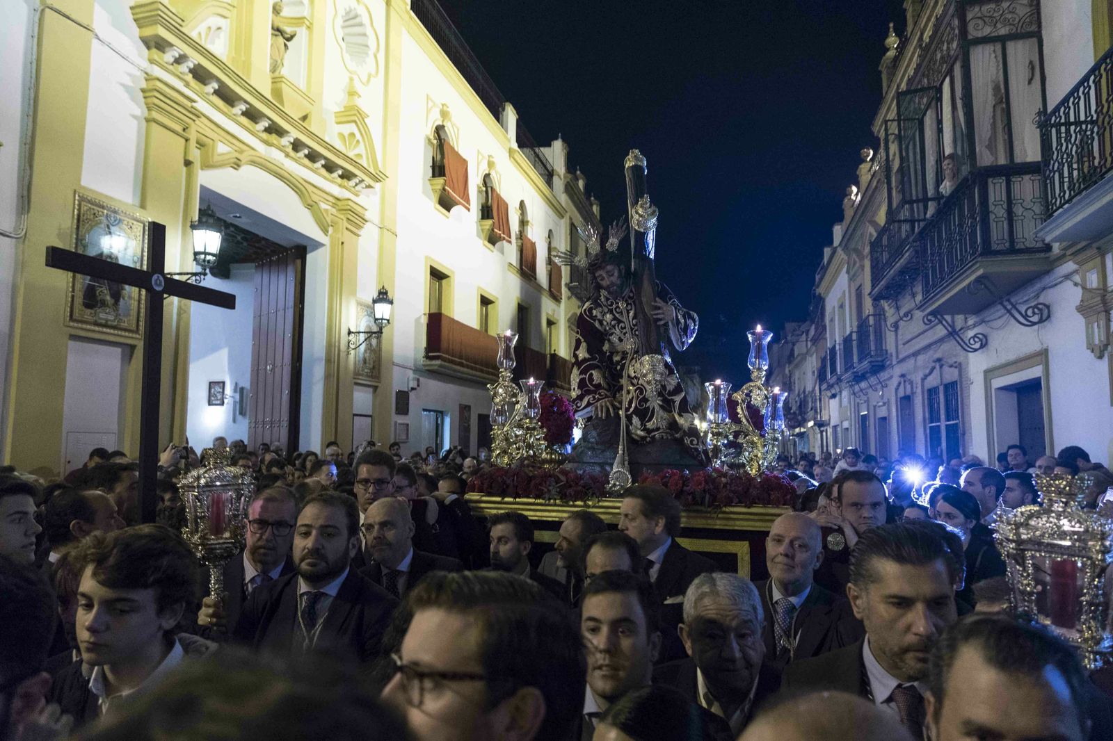 Traslado del Cristo de las Tres Caídas a Santa Ana
