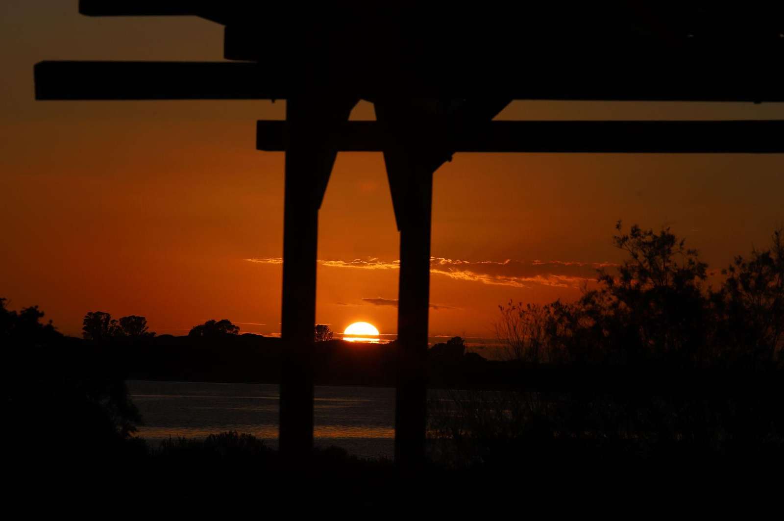 Atardecer desde la ría