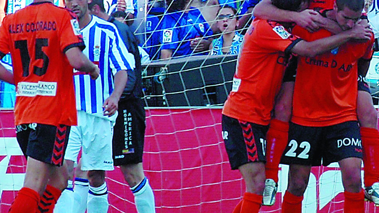 Camuñas y Geijo, en la victoria de la temporada 05/06.