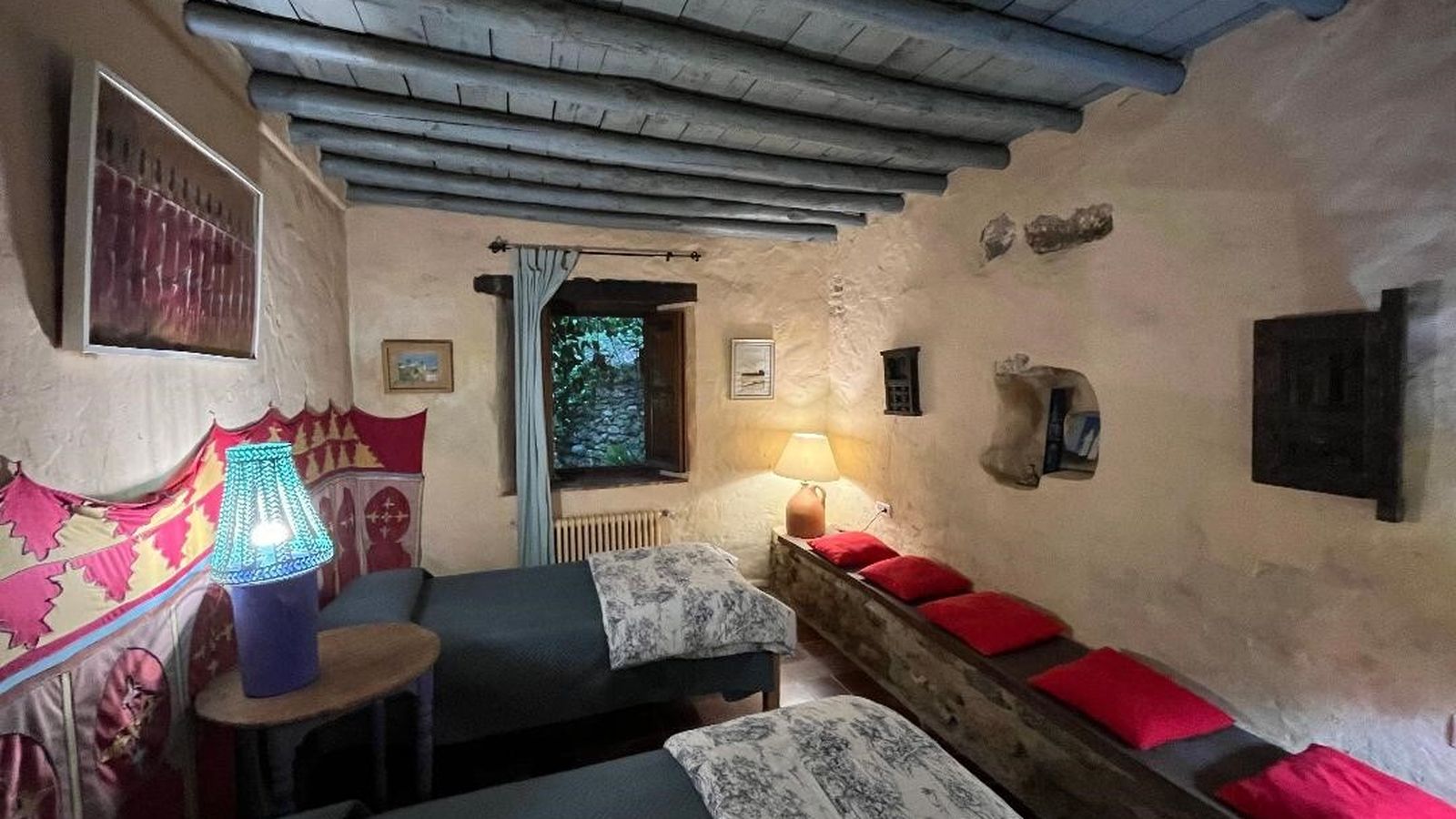 Uno de los dormitorios.