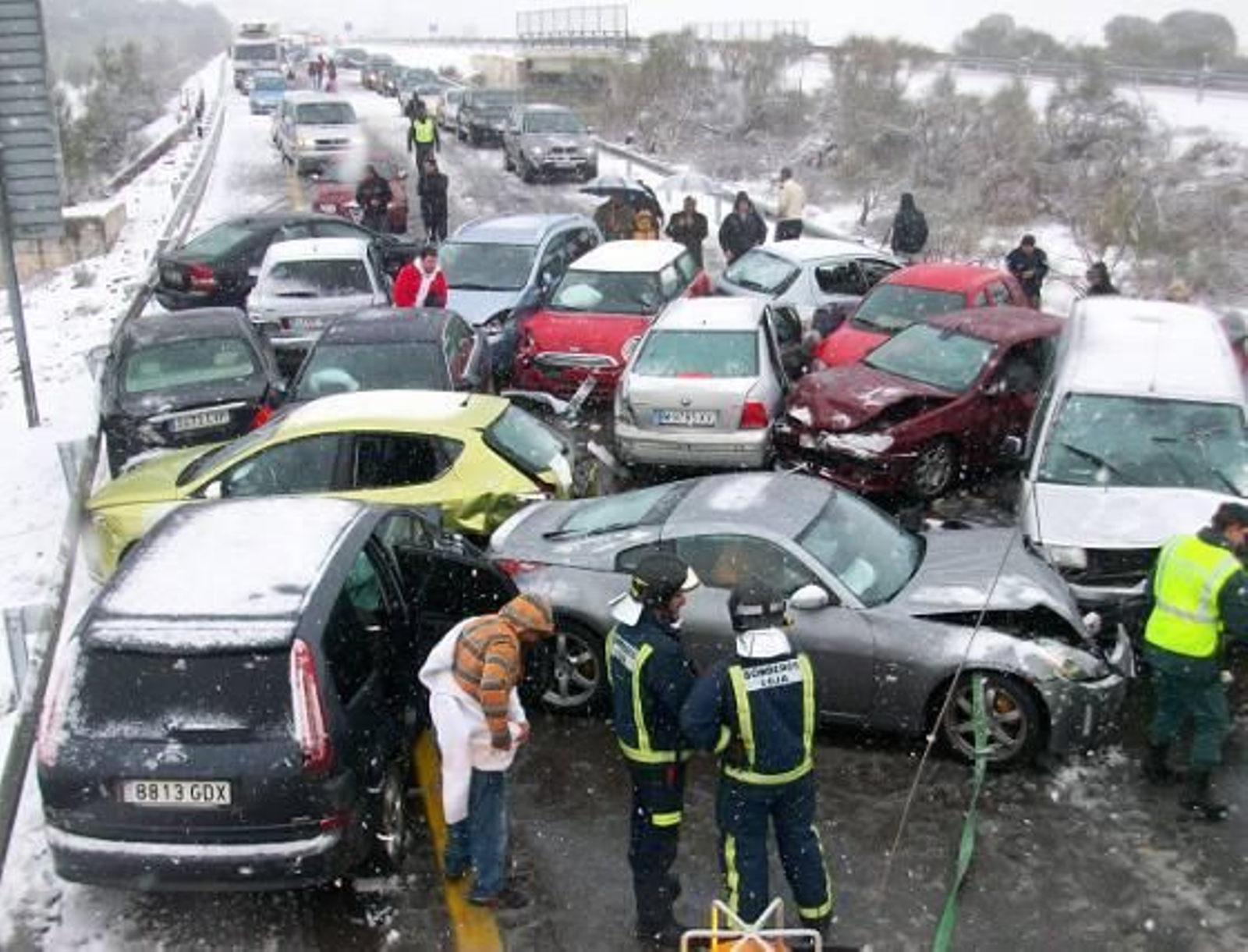 La nieve cubre Andalucía