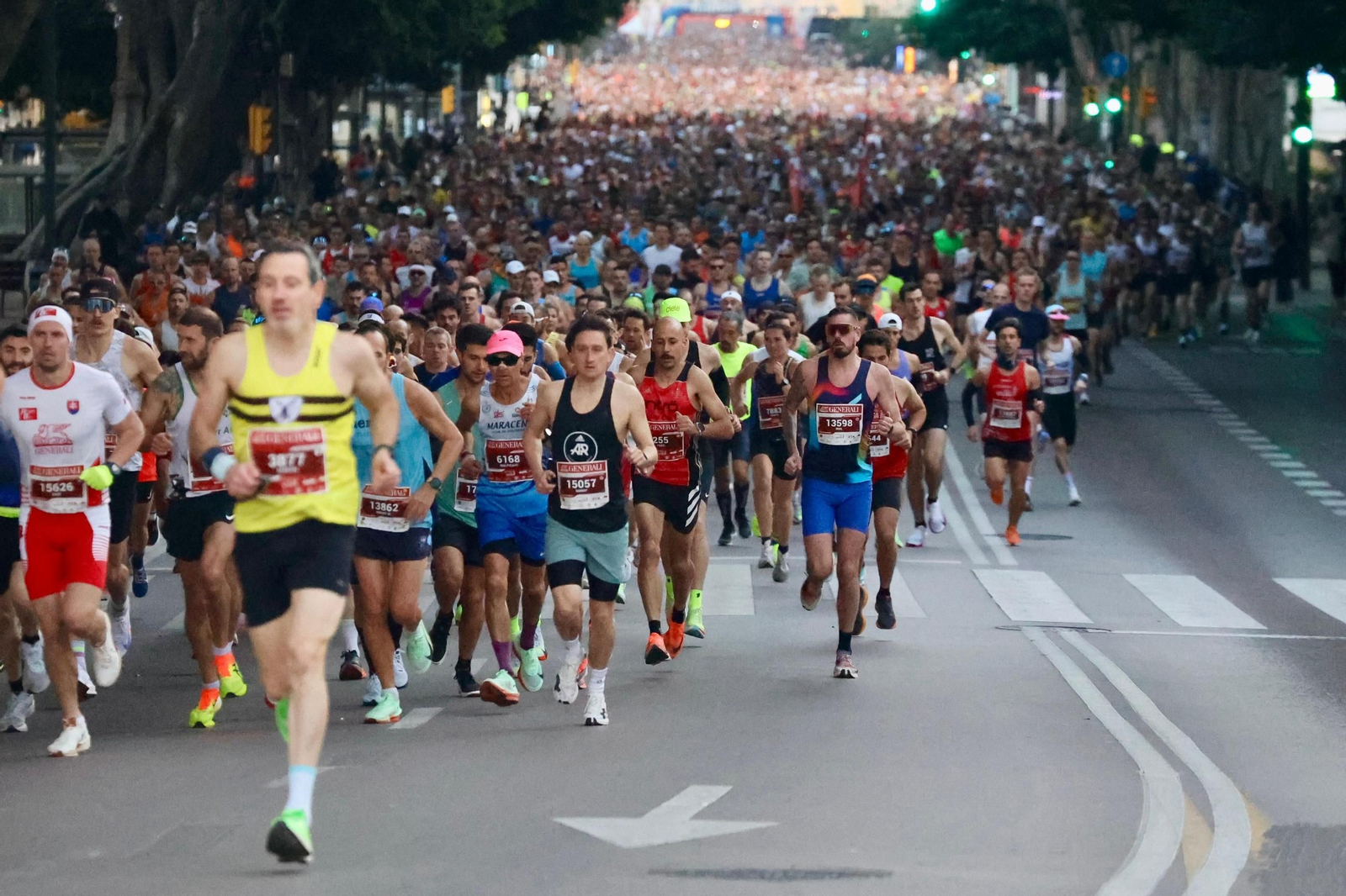 Las mejores fotos de la Maratón de Málaga 2024