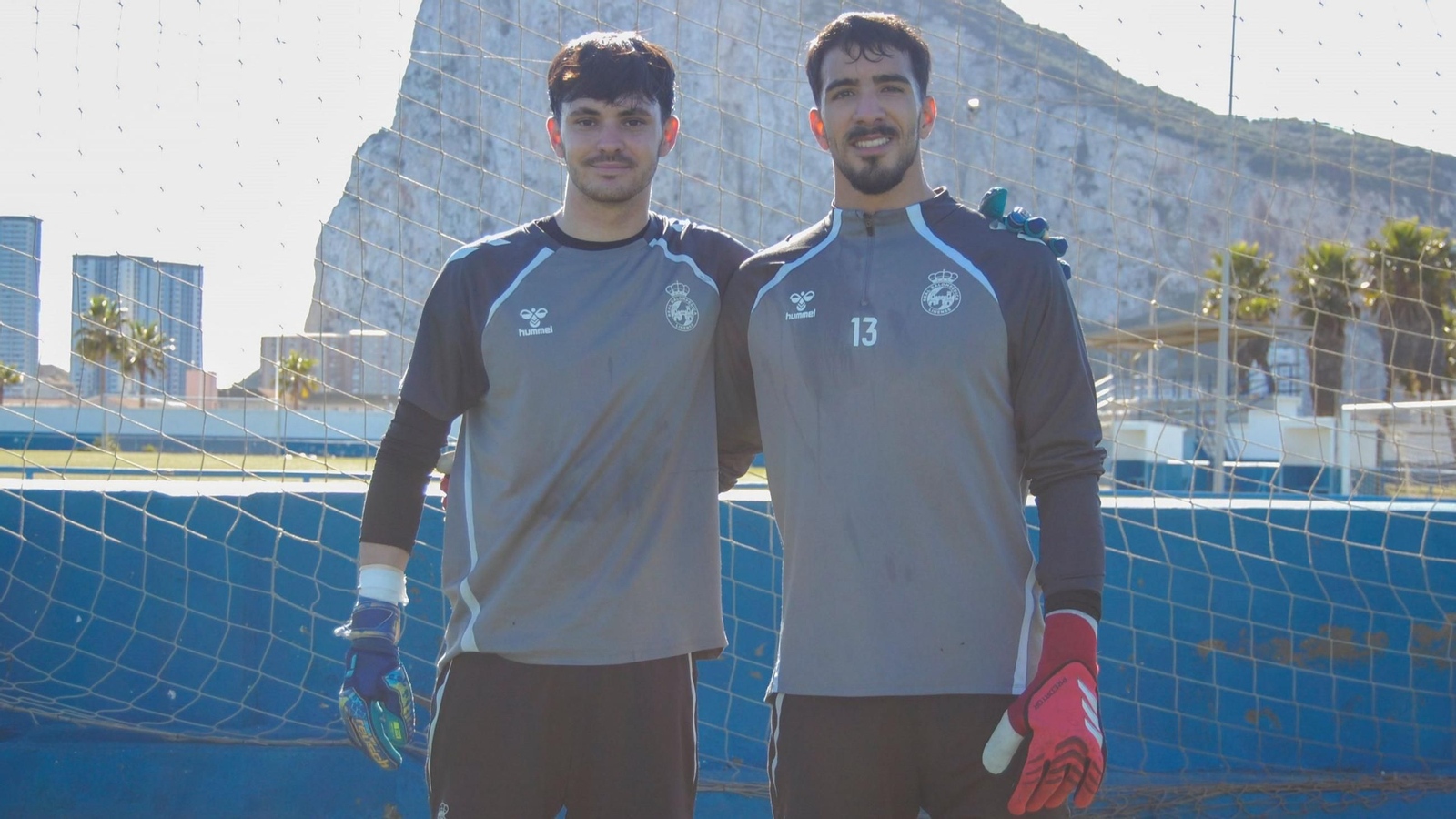 Álex Orozco y Brian Mahugo, los guardianes de la portería de la Balona en Utrera