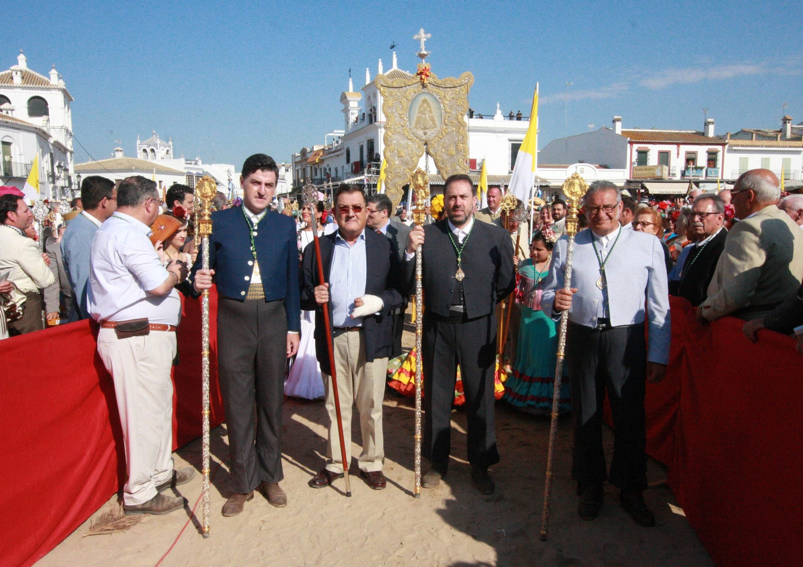 Las imágenes de la Misa de Pentecostés en El Rocío