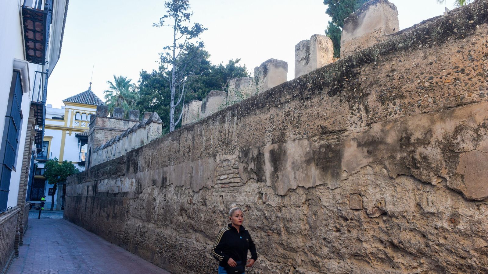 La muralla islámica del Callejón del Agua.