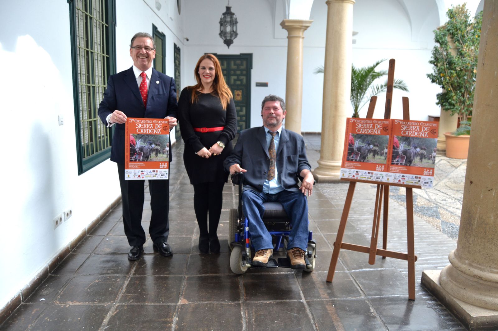 Manuel Ramírez, Aurora Barbero y Juan Ramón Rodríguez.