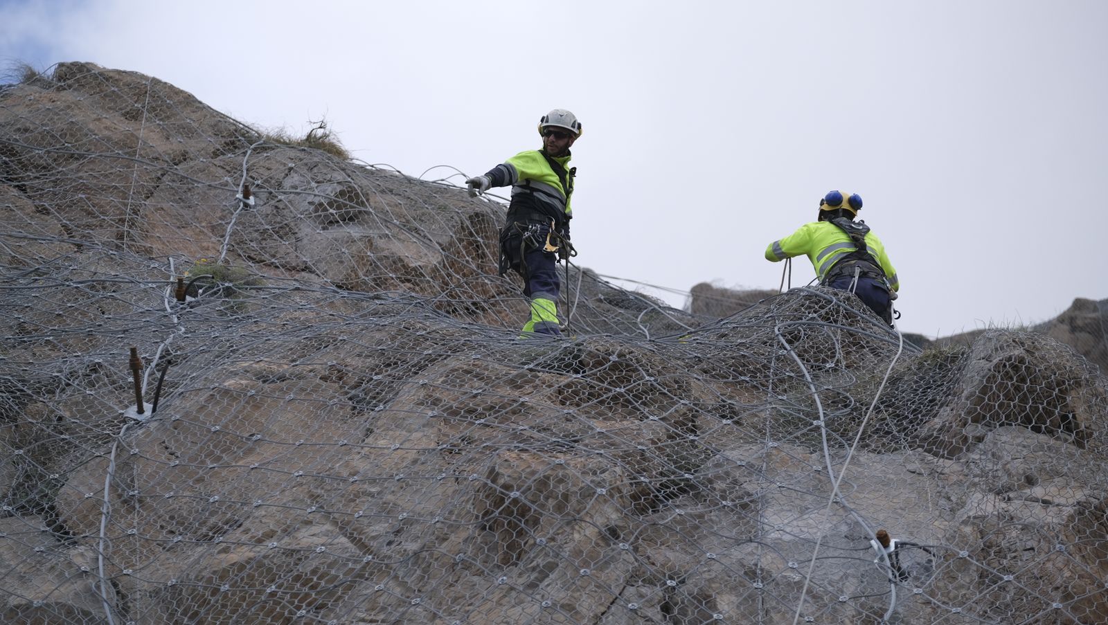 Fotogalería visita obras carretera El Cañarete-Almería-Aguadulce