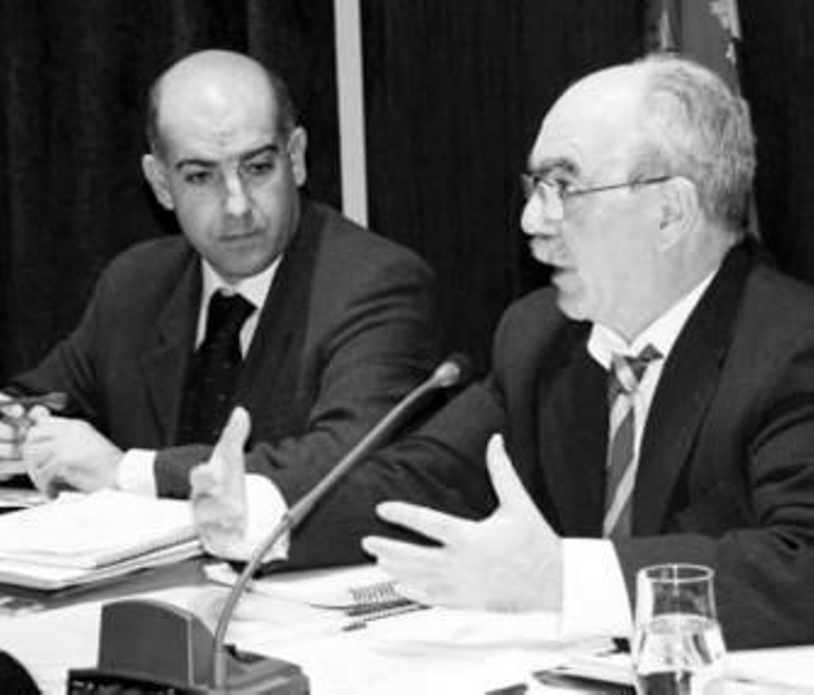 Miguel Novoa y el alcalde Juan Antonio Millán.