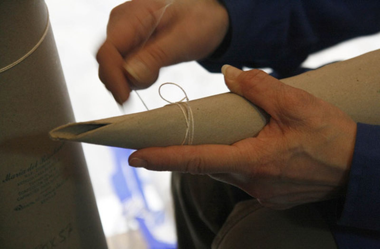 Detalle de la costura del cono.

Foto: Fco. Lorca