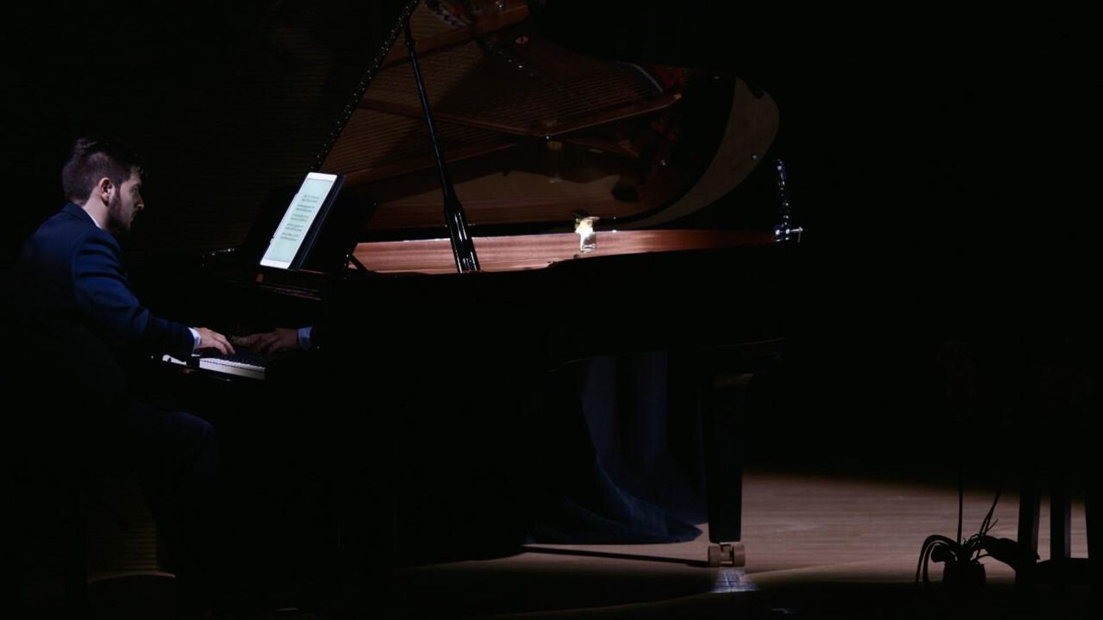 El pianista Ángel de la Hera.