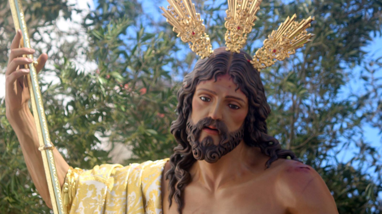 Nueva talla del Cristo de la Victoria, del imaginero Eduardo Sánchez Aranda