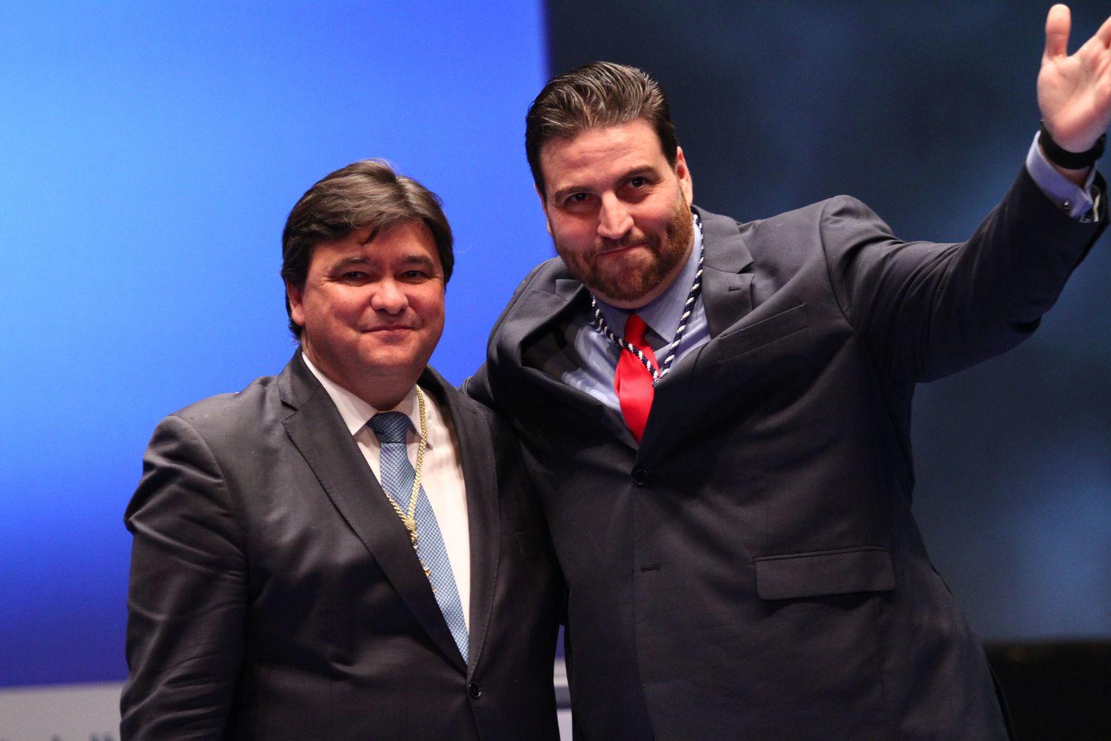 Imágenes de la entrega de las medallas de Huelva