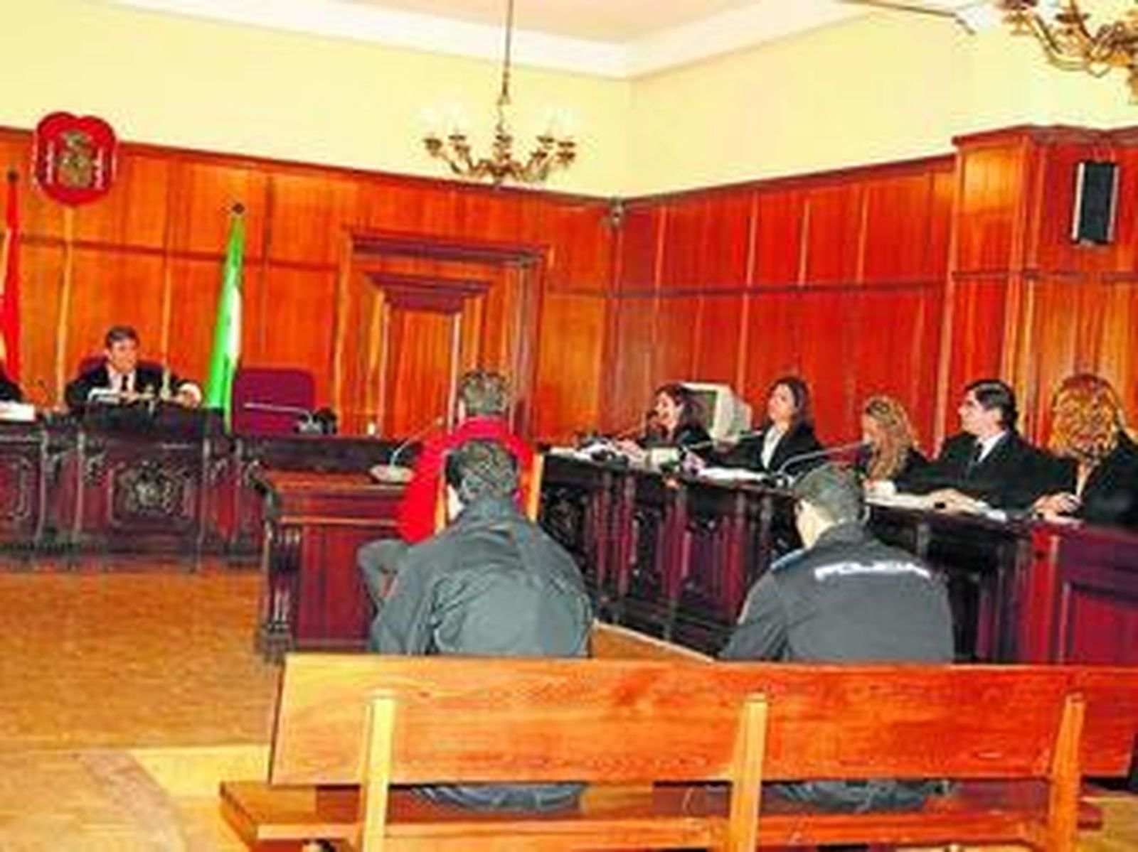 El acusado, cuando fue juzgado por un jurado en la Audiencia de Sevilla.