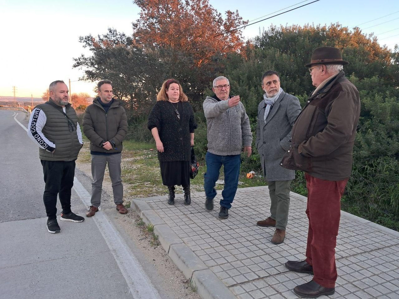 Reunión con miembros de la Plataforma A-2003.