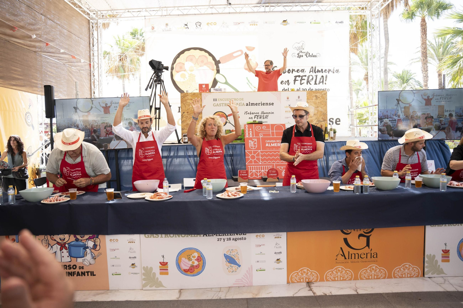 En imágenes: el I Concurso de Gamba Roja de la Feria de Almería