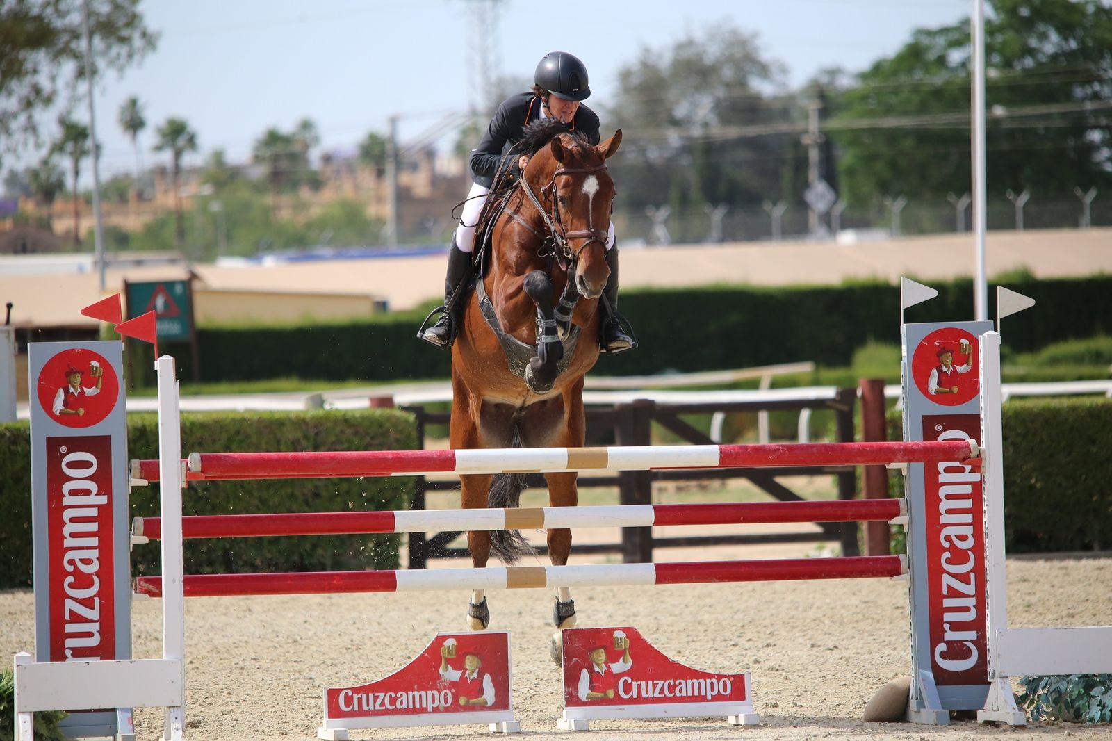 Ignacio Astolfi, a lomos de Narla.