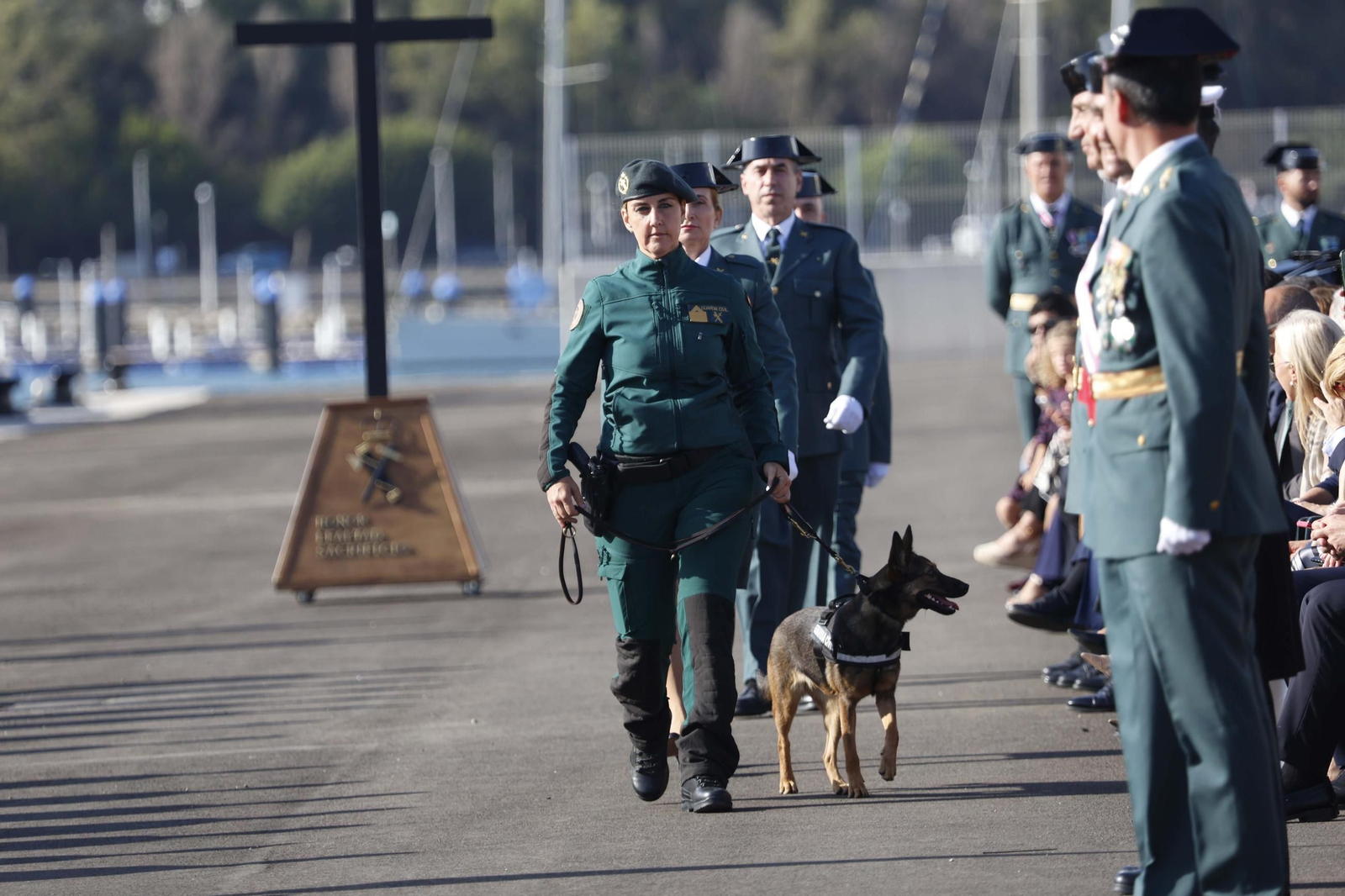 Las fotografías de la inauguración del nuevo muelle de la Guardia Civil en Algeciras