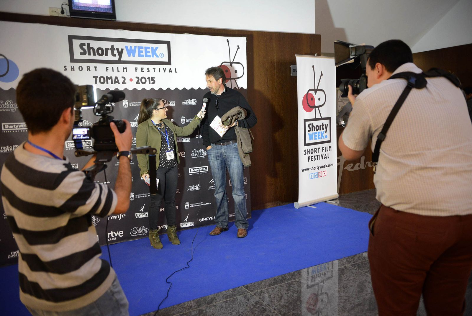 Celebración en El Puerto del III Festival de Cortometrajes Shorty Week.