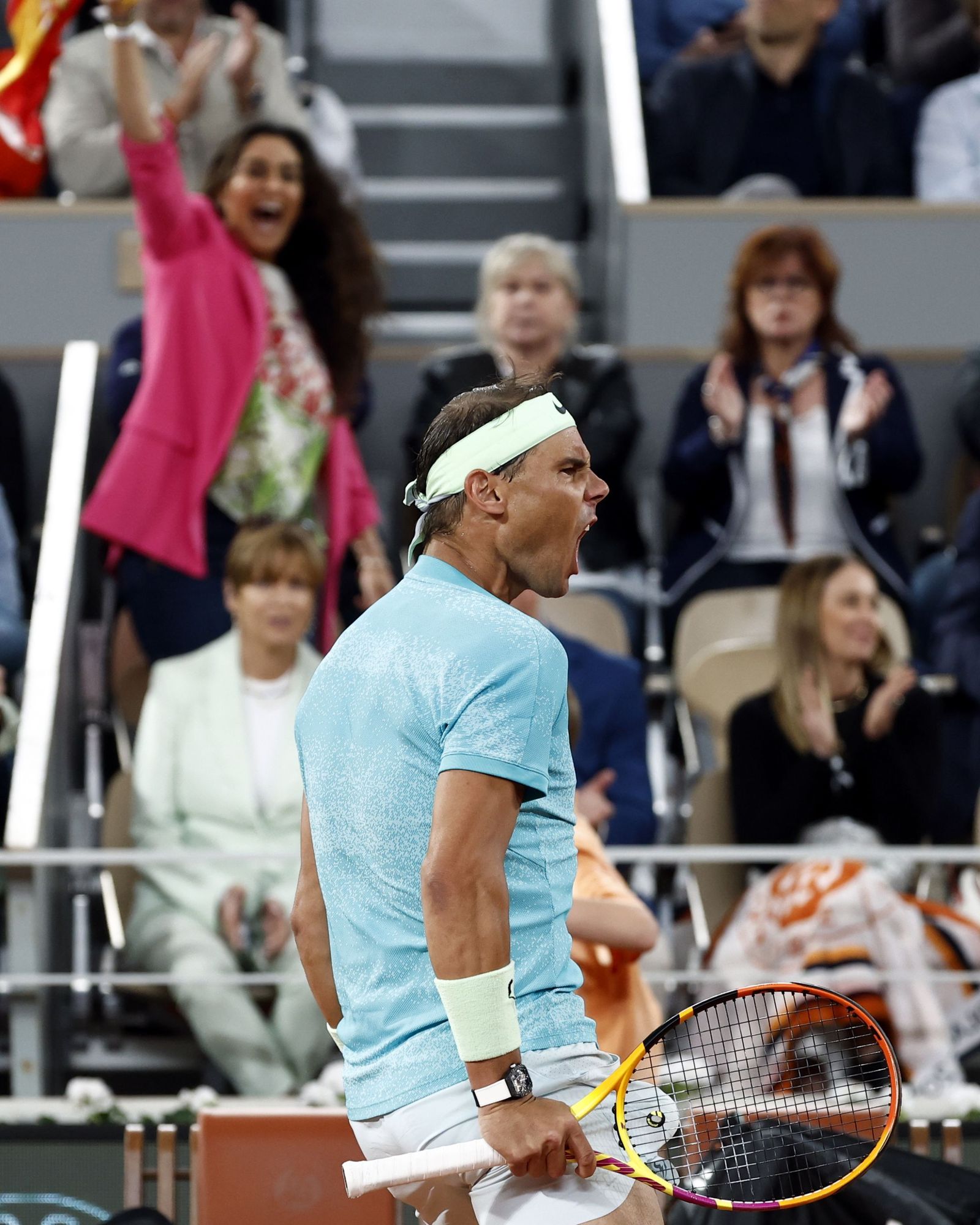 Las fotos del adiós de Nadal en Roland Garros