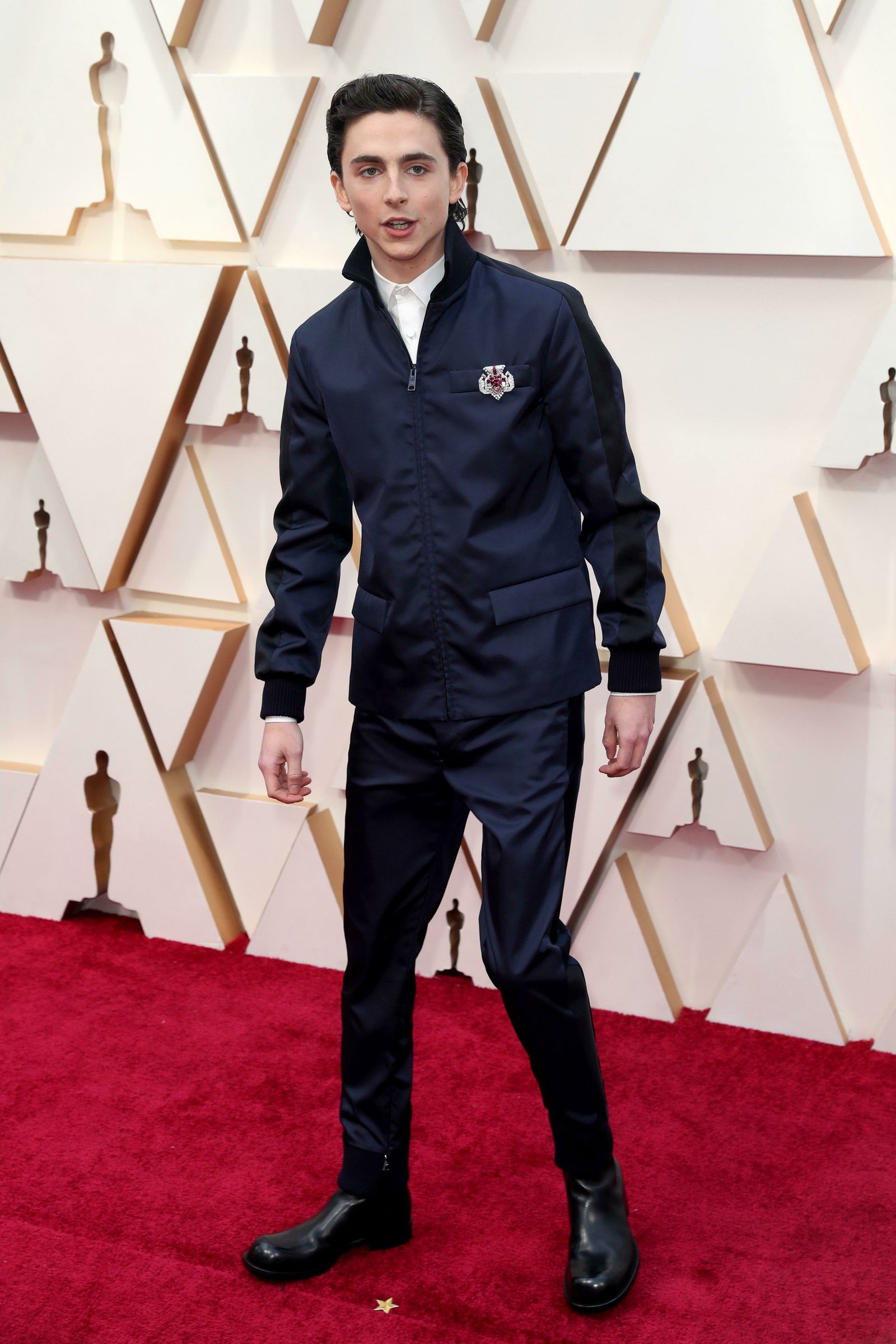 Chalamet, siempre transgresor.