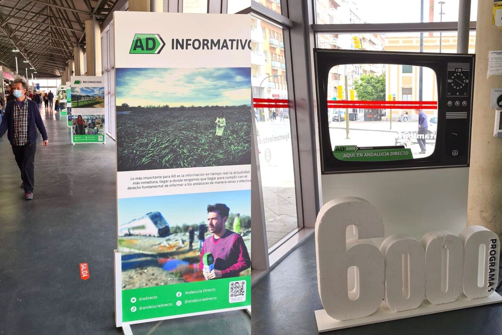 La exposición callejera de 'Andalucía Directo' llega al Mercado del Carmen