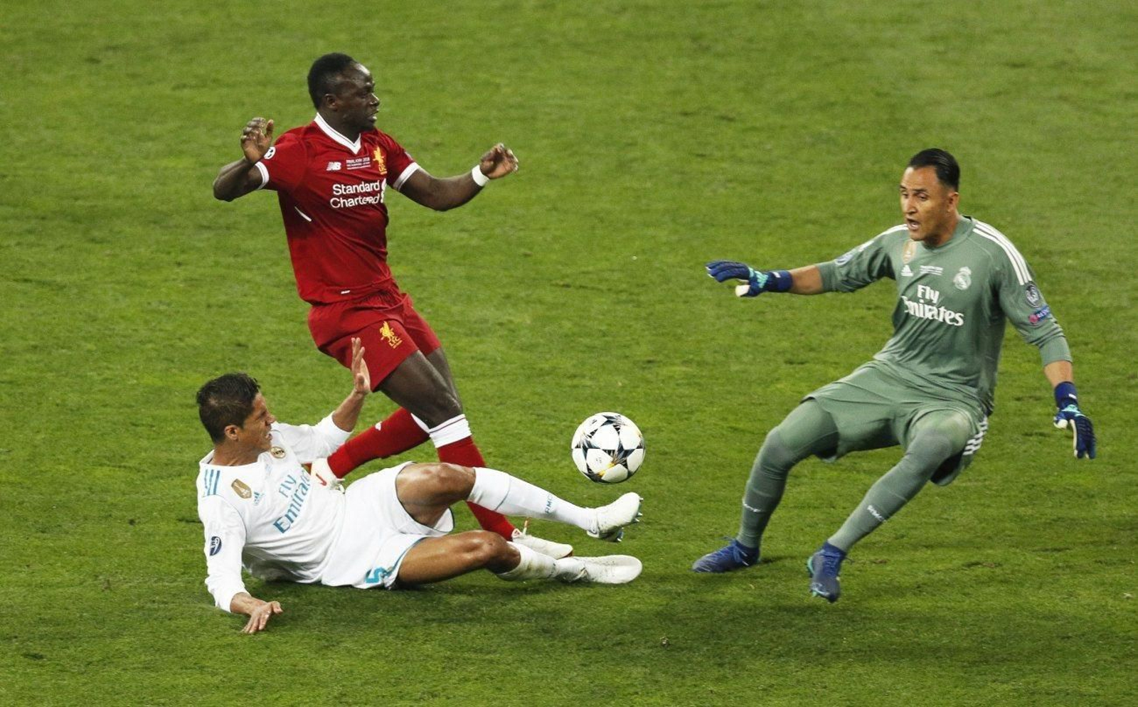 Las imágenes de la final de la Champions en Kiev