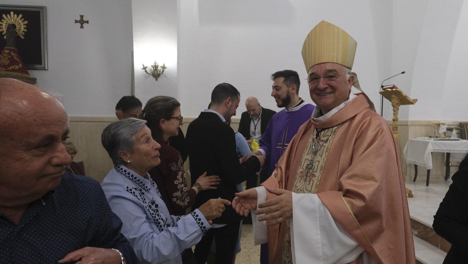 Imágenes de la bendición de la Borriquita de El Alquián, por el Obispo de Almería