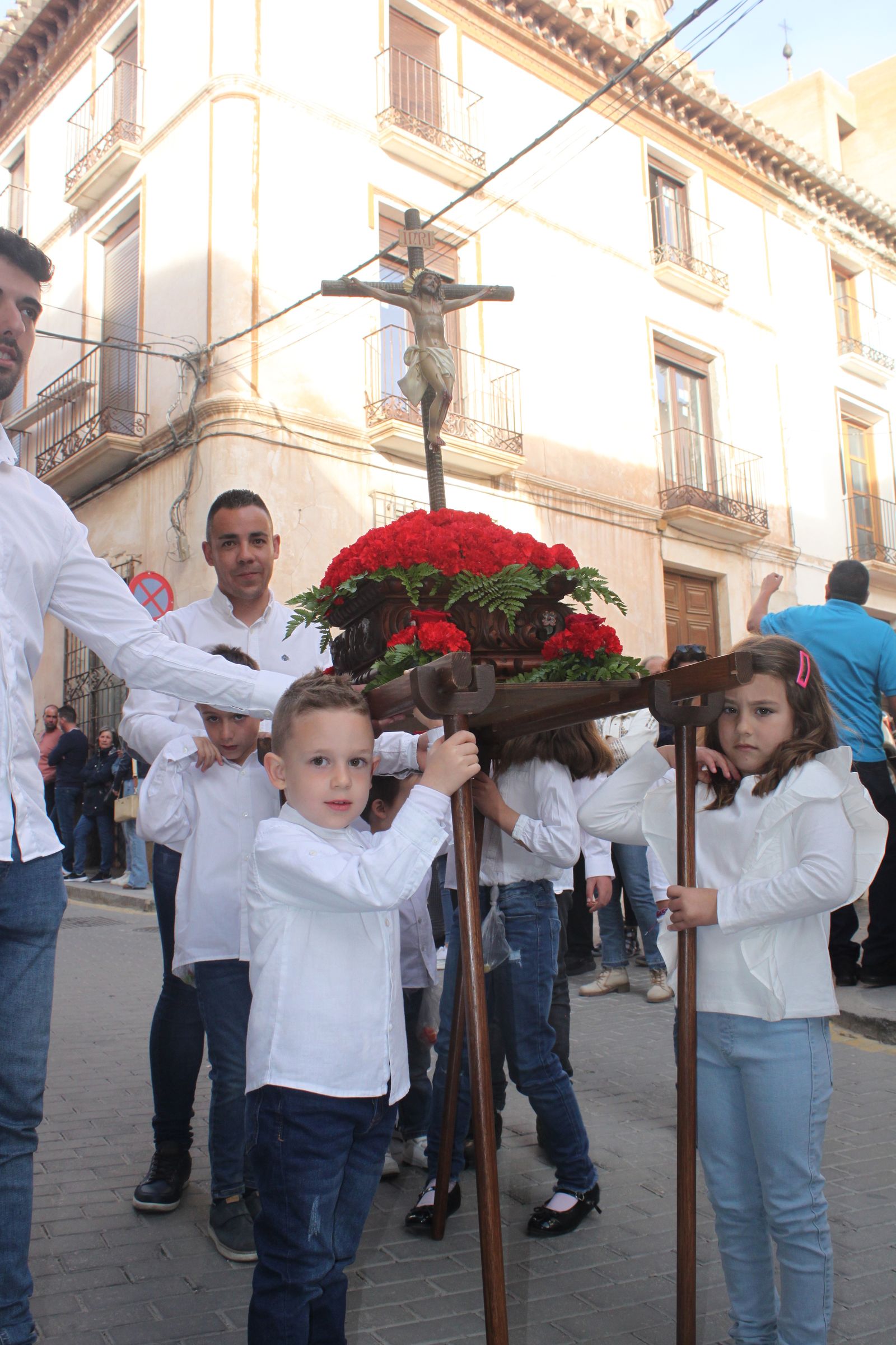 La primera procesión infantil de Vélez-Rubio, en imágenes
