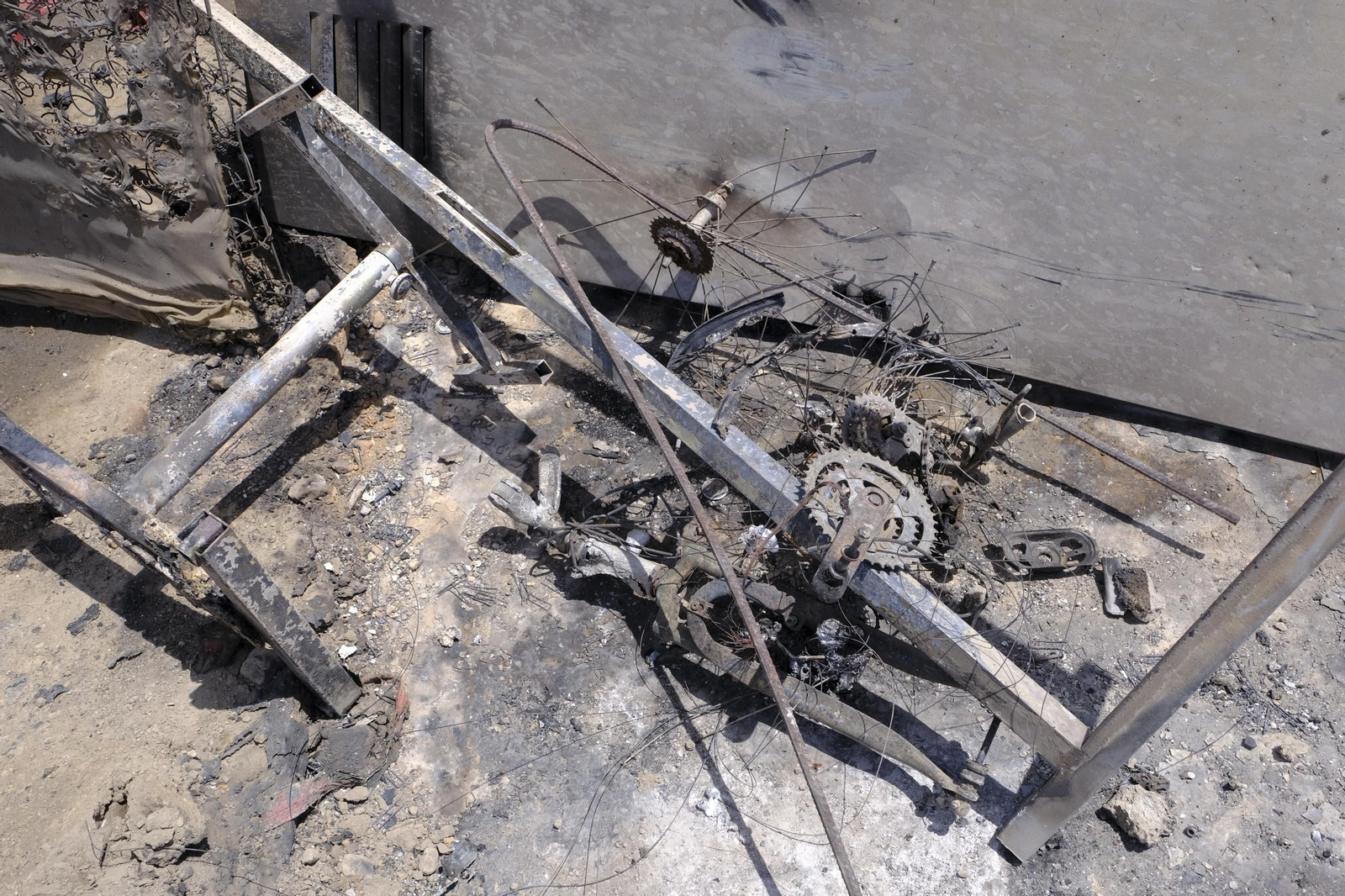 Fotogalería incendio asentamiento de chabolas en Atochares-Níjar (Almería)