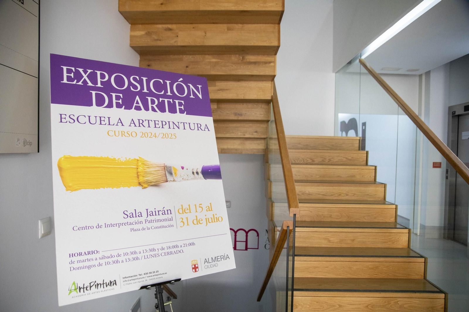 Las imágenes de la exposición de arte de la Escuela de Artepintura de Almería