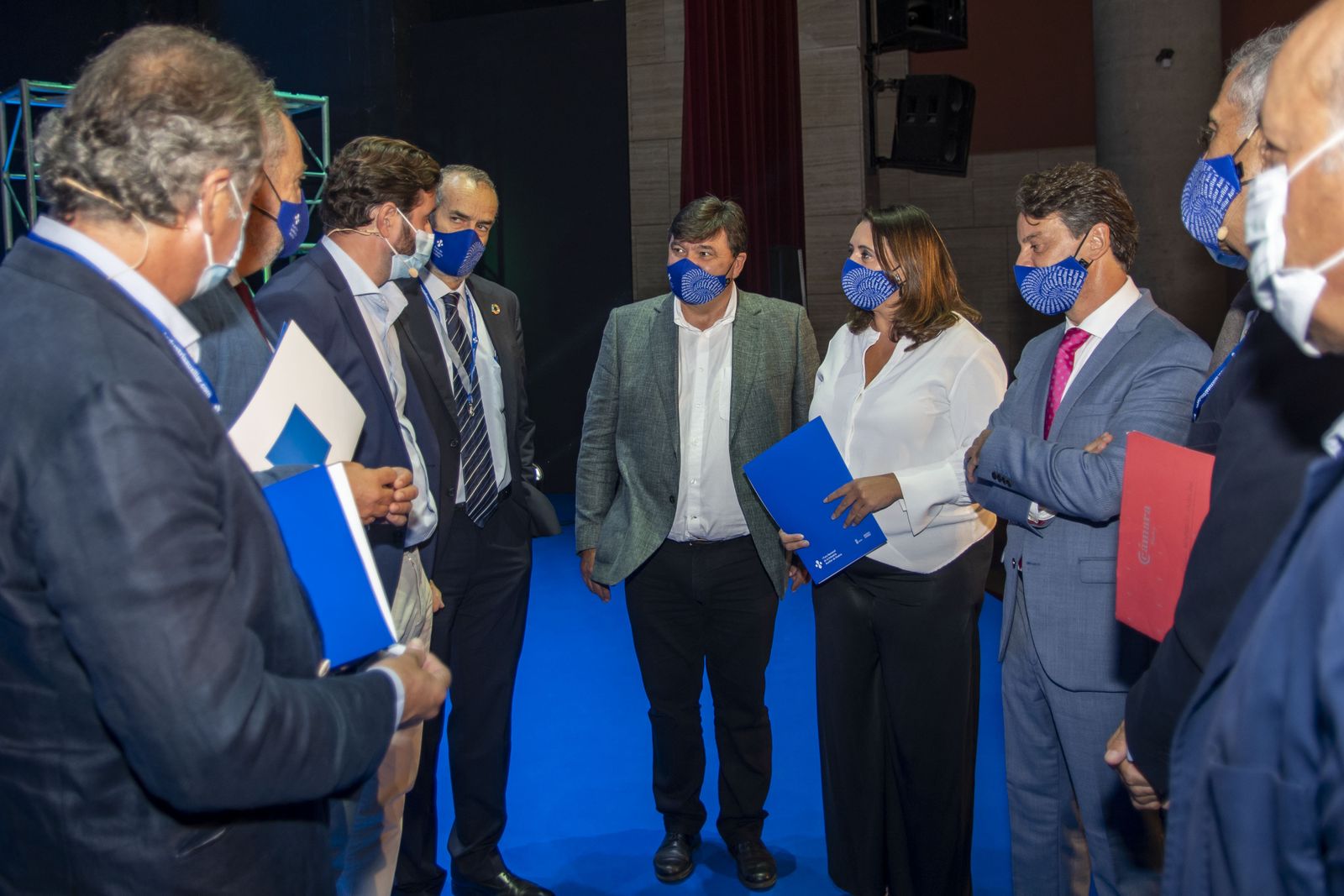 Autoridades de Huelva en el segundo día del Foro Nacional de Industria de Huelva