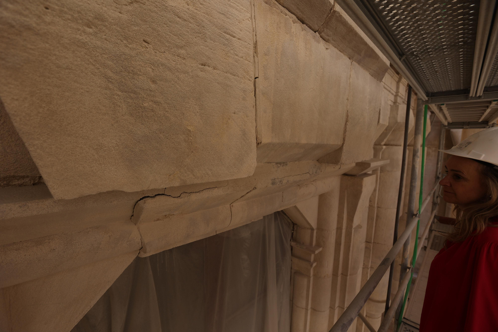 Obras en la fachada del ayuntamiento