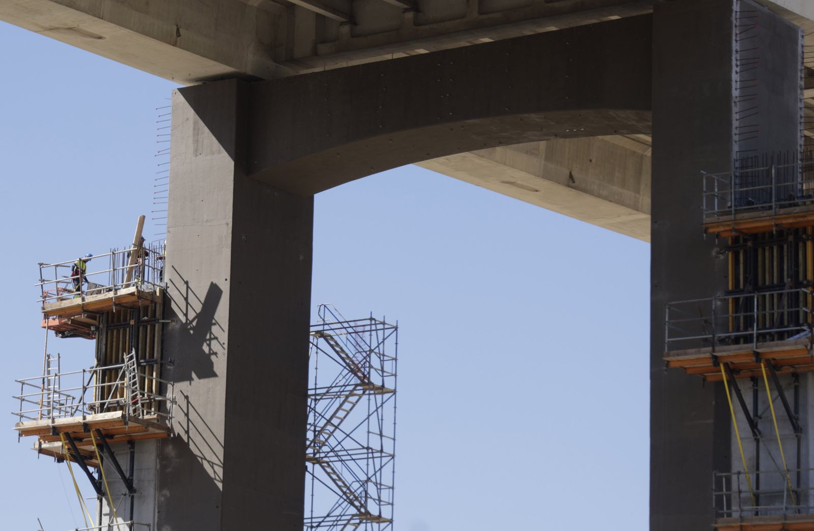 Así avanzan las obras del puente del Centenario