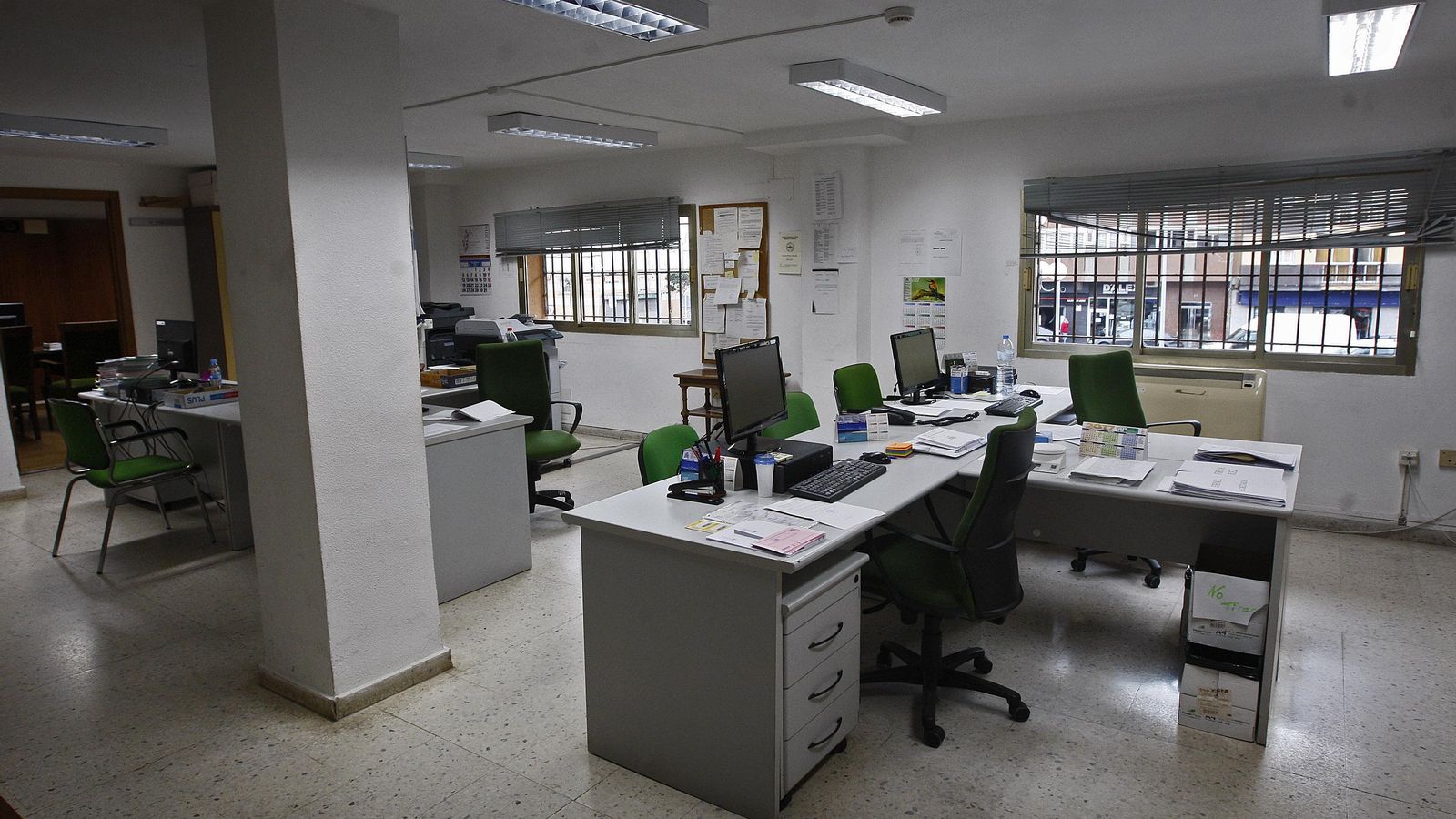 Despachos de los juzgados de San José, en Cádiz.