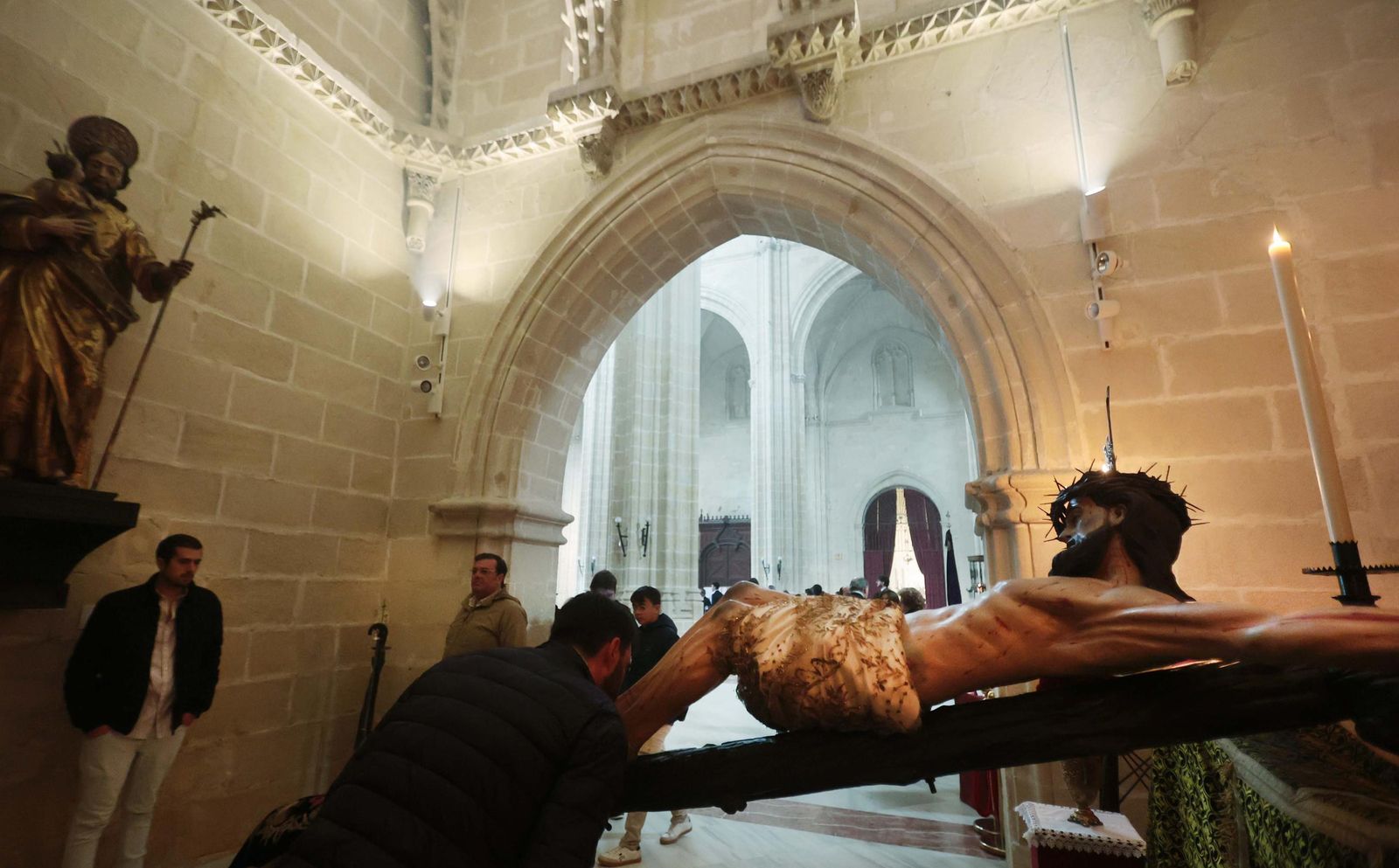 Besapiés y besamanos del primer viernes de marzo en Jerez