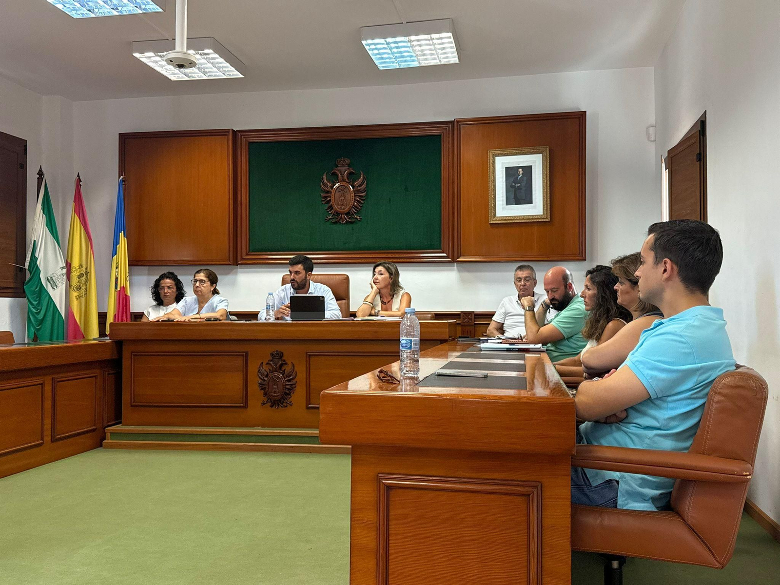 Imagen del pleno celebrado el pasado 31 de julio.