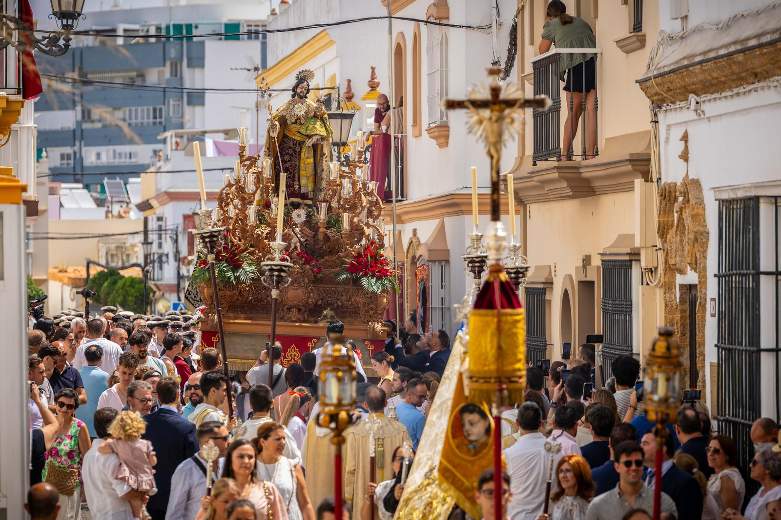 Las imágenes de la procesión extraordinaria del Patrón San José en San Fernando