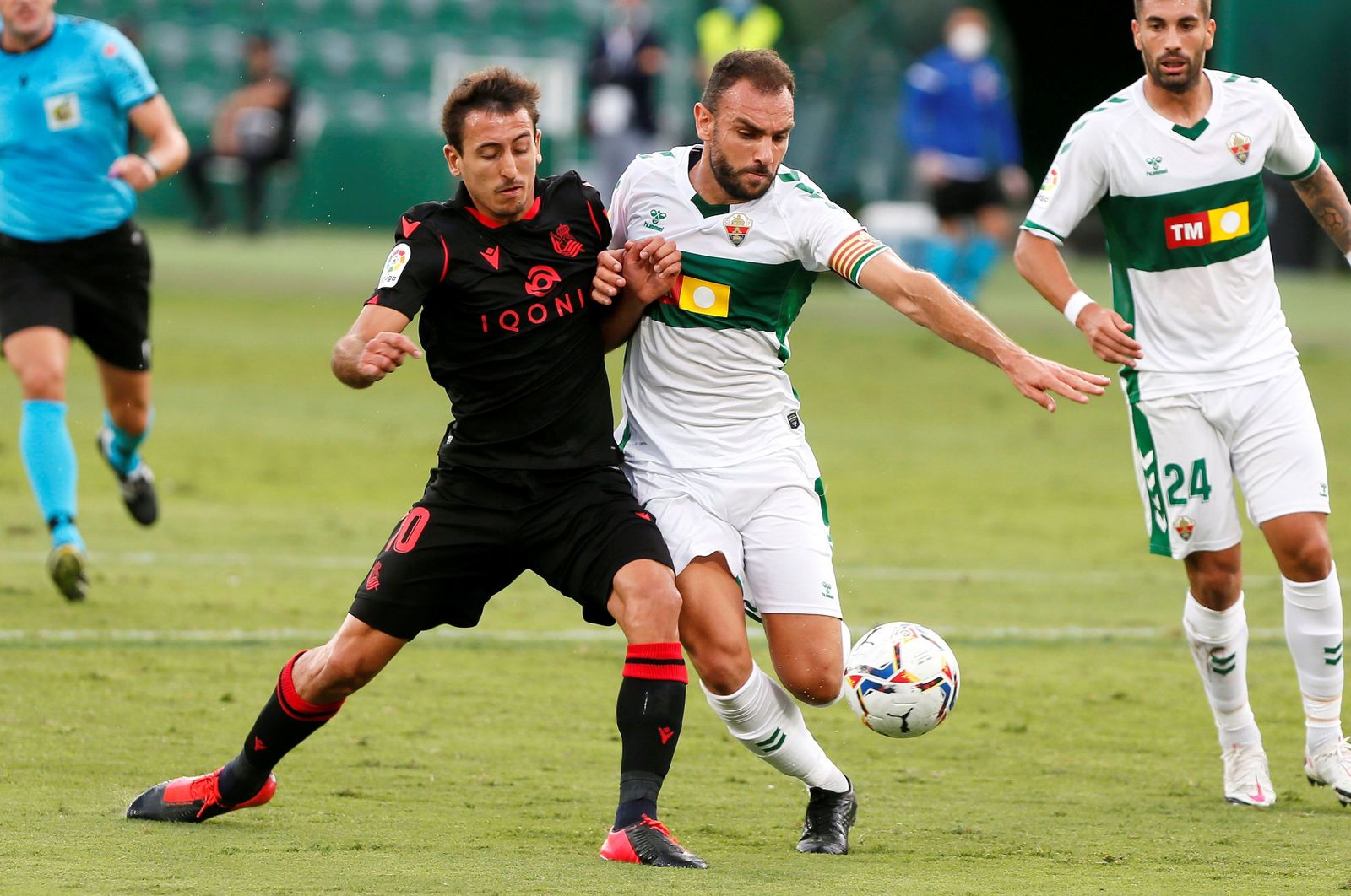 Gonzalo Verdú, en un lance ante Oyarzabal.