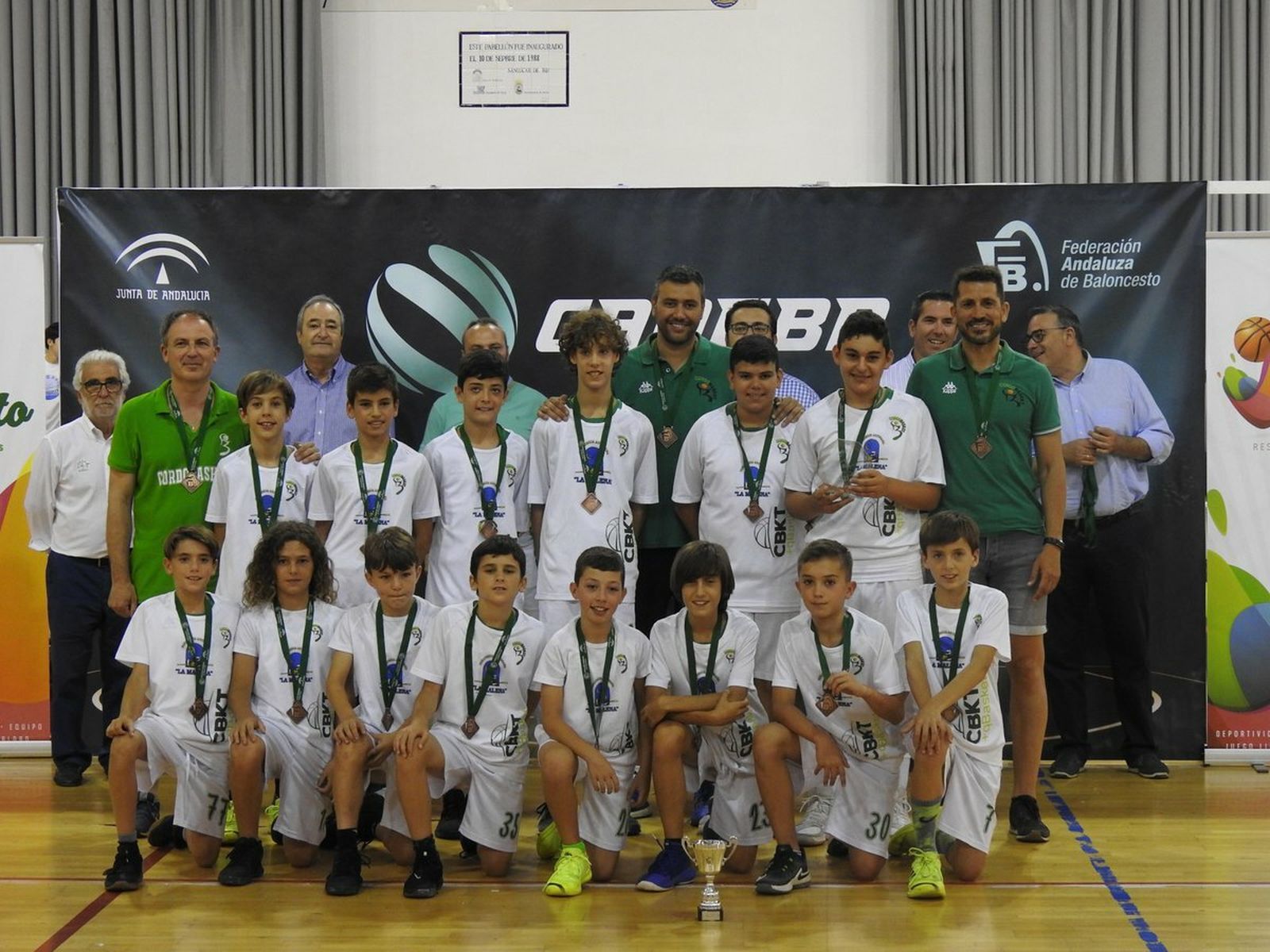 El Cordobasket, bronce en el Andaluz de Minibasket Masculino de Clubes.