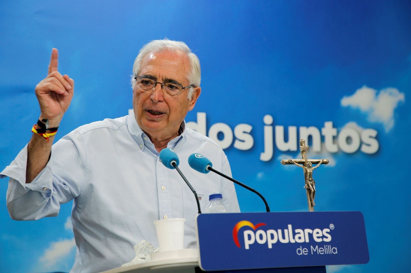 José Imbroda en un acto del PP.