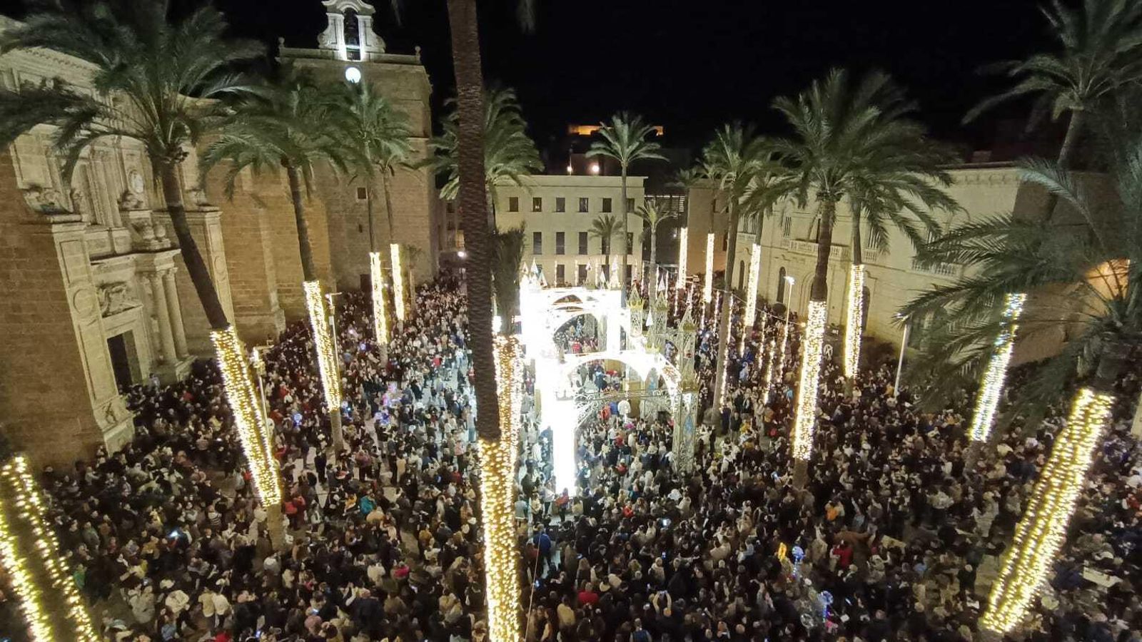 Espectáculo en la Plaza de la Catedral.